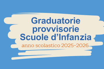 Graduatorie provvisorie per l'accesso alle scuole d'infanzia a.s. 2025 - 2026