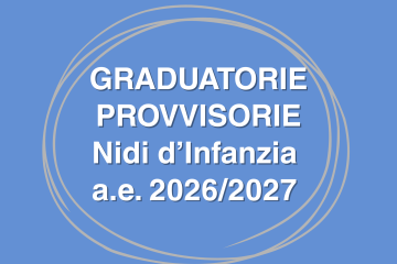 Graduatorie provvisorie nidi d'infanzia a.e. 2026/2027