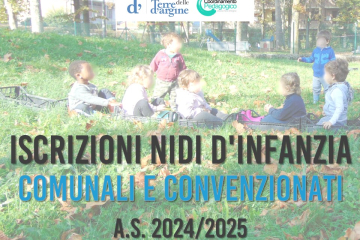 Iscrizioni nidi d'infanzia comunali e convenzionati per l'a.s. 2024-2025