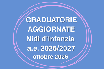 Aggiornamento graduatorie per l'accesso ai nidi d'infanzia comunali e convenzionati dell'Unione delle Terre d'Argine -  2026-2027