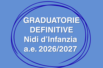 Graduatorie Definitive nidi d'infanzia a.e. 2026-2027