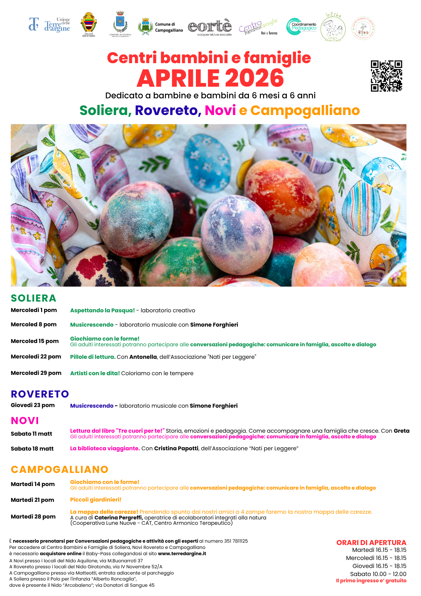 programmazione aprile CBF