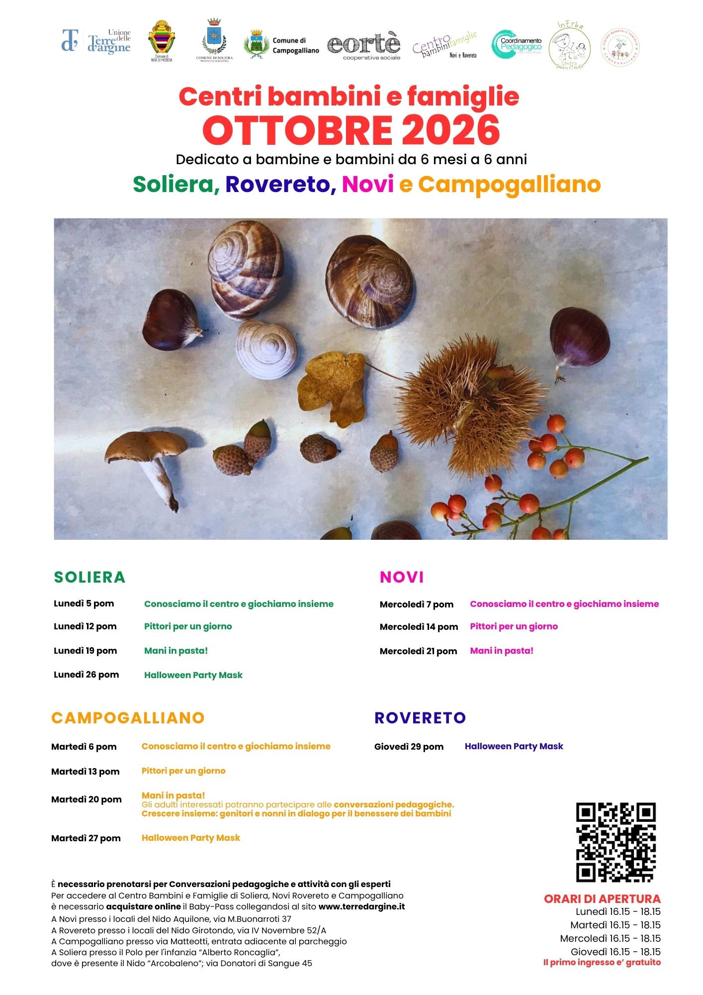 programmazione aprile CBF