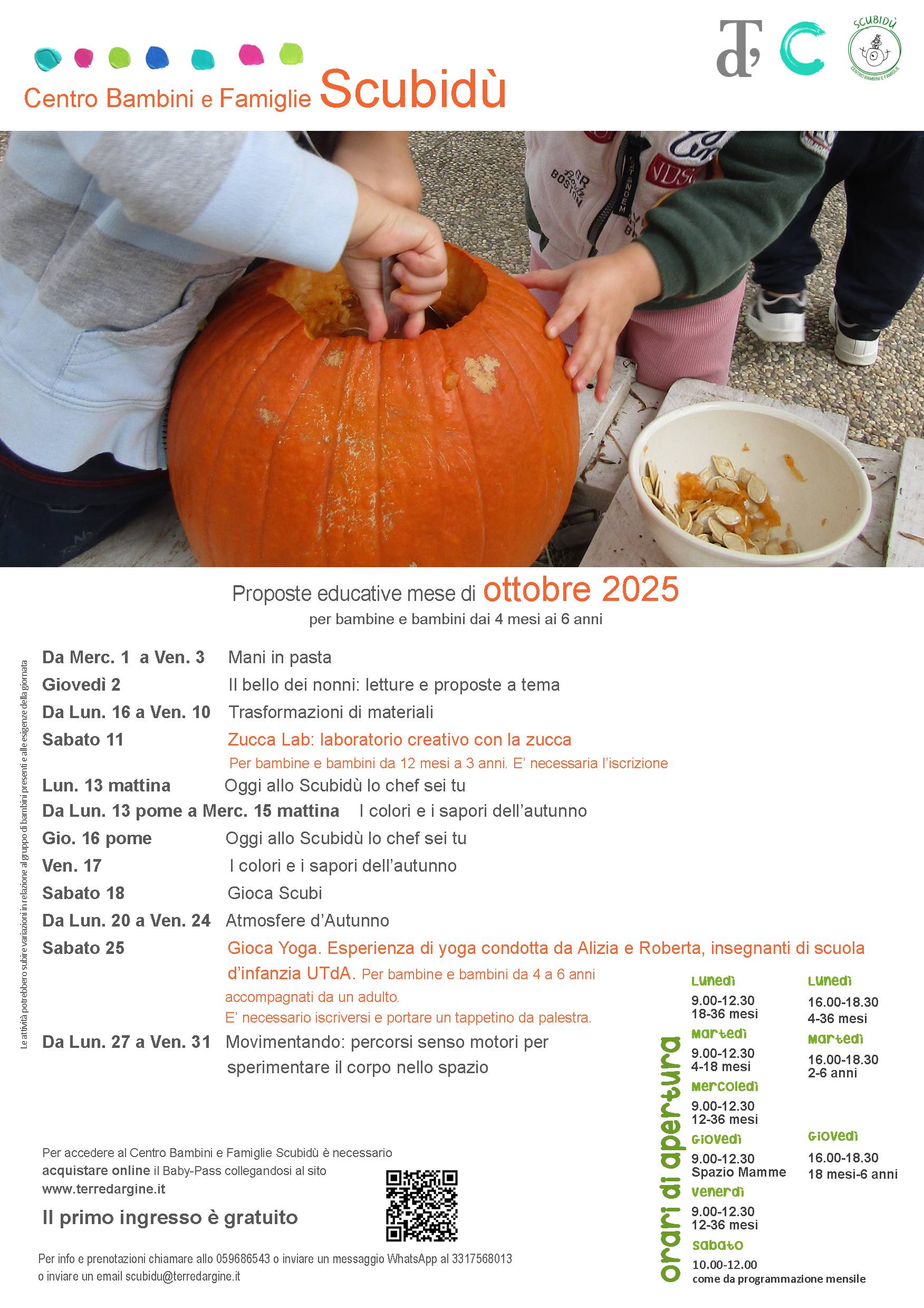 locandina ottobre 2025 scubidu