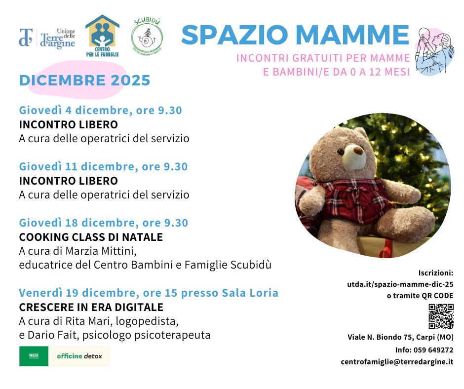 spazio mamme novembre 2025