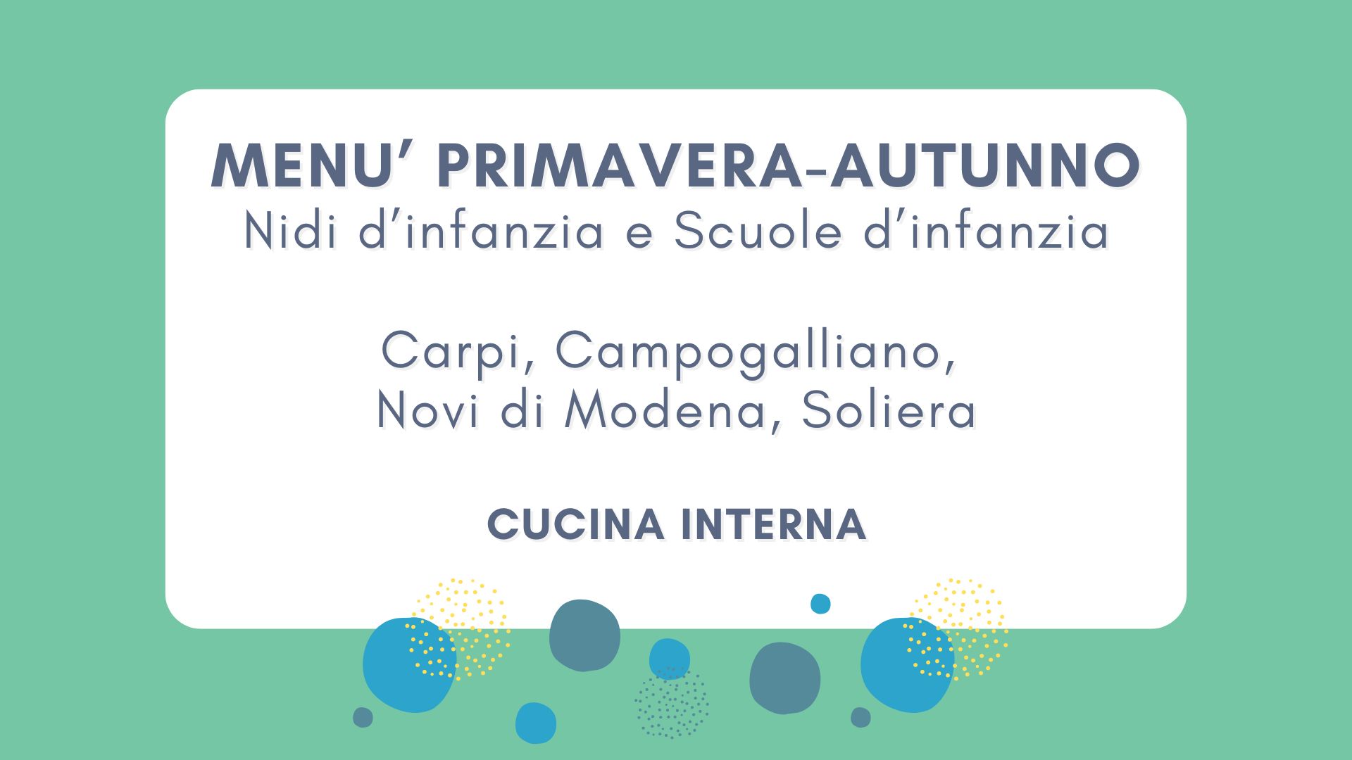 menu primavera autunno